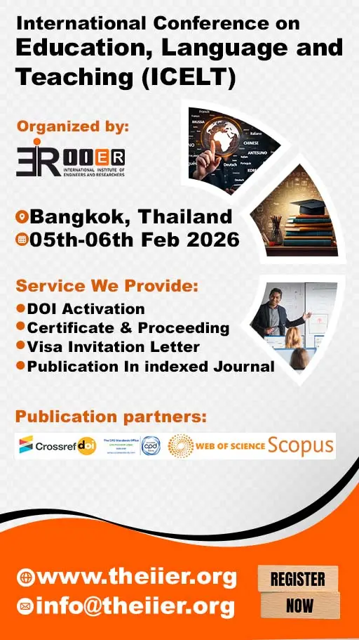 Education, Language and Teaching Conference in Bangkok, Thailand